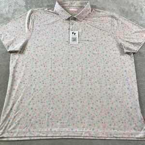 Fore Fathers Polo Shirt Mens 3XL Pink Girl Dad Golf Performance Light Stretch